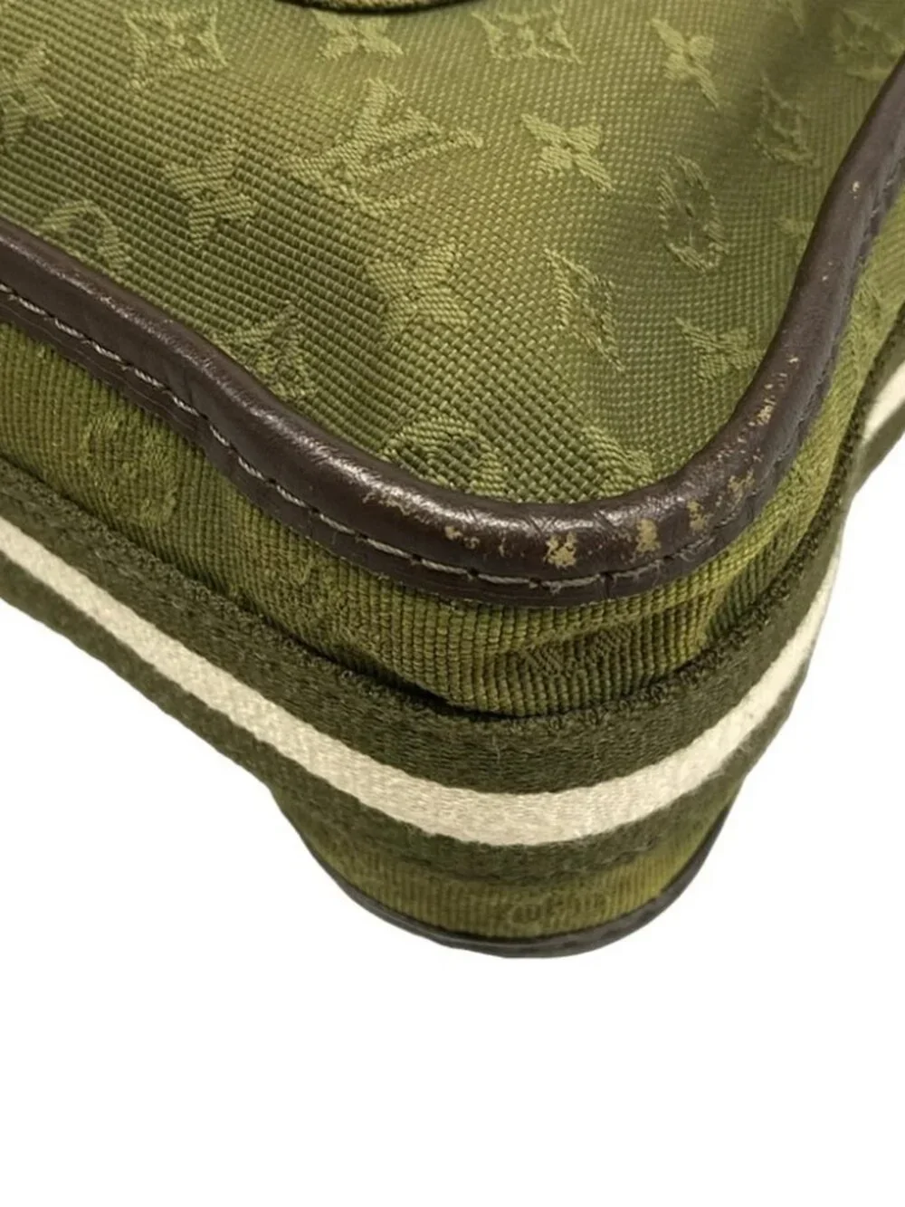 LOUIS VUITTON Besace Mary Kate M92322 Khaki Monogram Mini VI0055 Shoulder Bag